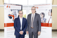 Foto (von links): Christian Schiffers, FFI-Geschäftsführer, zusammen mit dem neuen Vorstandssprecher Christian Oetker-Kast. (Bild: FFI)