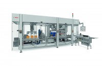 Topload-Kartonierer des Typs Sigpack TTM1 von Bosch Packaging Technology.
