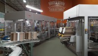 Cutting-edge and absolutely hygienic: the packaging area of Bridgetown
Natural Foods production site in Portland / Oregon. (Images: Bosch Packaging)