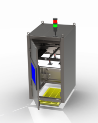 Die neue Generation der Bi-Ber Formenleerkontrolle ist kompakt und platzsparend.
