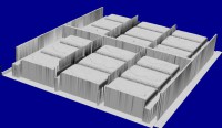 Das 3D-Scanverfahren arbeitet mit dem Triangulationsverfahren.
