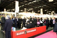 Well attended booth: Barry Callebaut informed the visitors about a new range of fillings for confectionery and bakery creations.