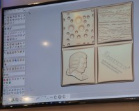 Mithilfe der portablen 3D-roduktentwicklung lässt sich eine Schokoladentafel in allen Variationen gestalten.
