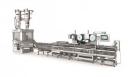 The FPC5, comprising an AZO powder feed and a Romaco Kilian press, forms a high-performance complete solution. 