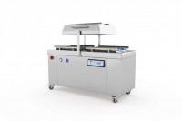 Die Baseline Doppelkammermaschine P 600
verfügt über zwei große Kammern, die mit jeweils zwei Siegelschienen ausgestattet sind.
